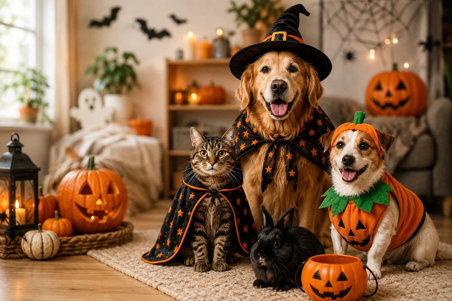 5 Halloween Tips for Multi-Pet Households