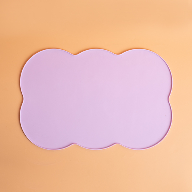 Non-slip Waterproof Silicone Pet Cat And Dog Feeding Mat