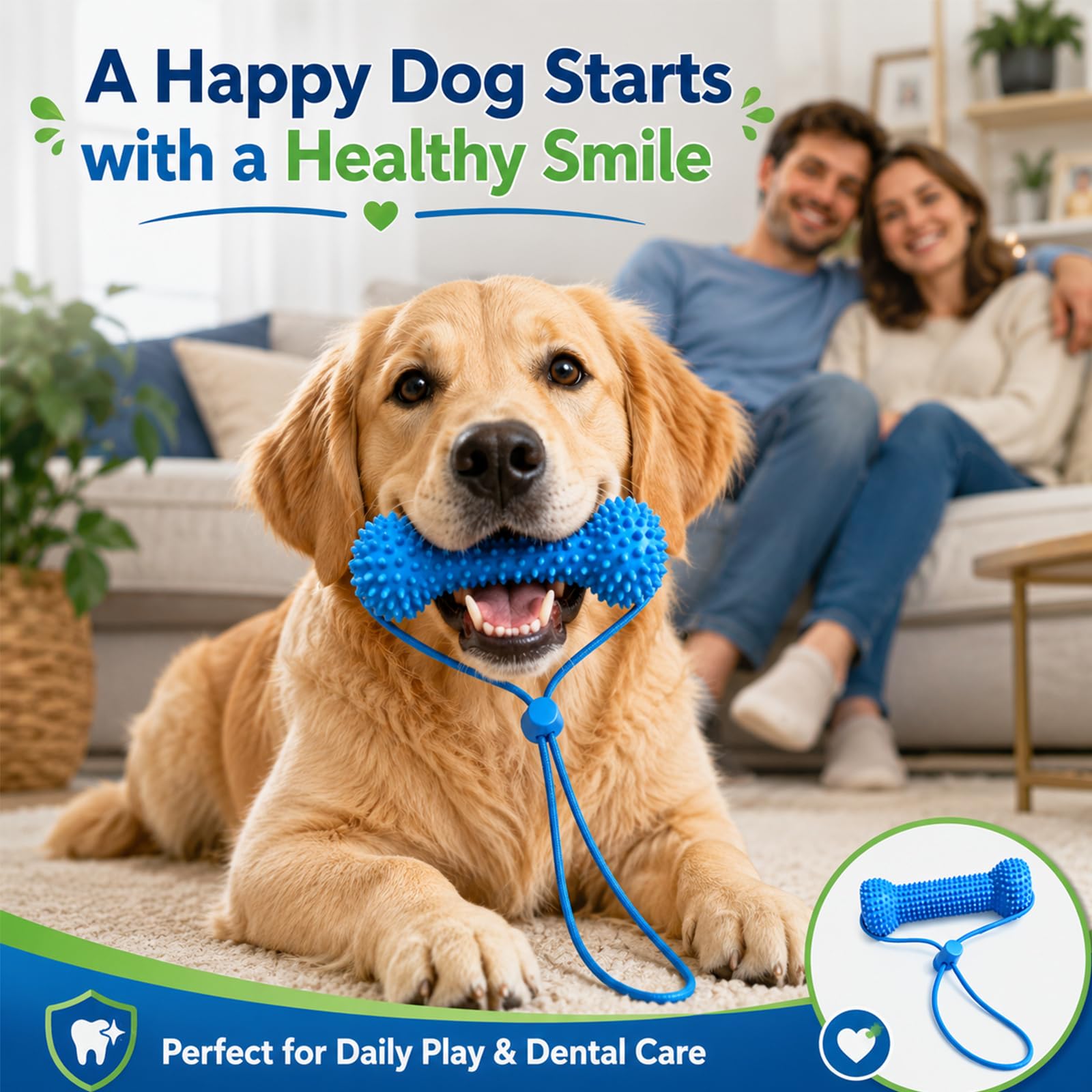 Dual-Action Canine Dental Prop