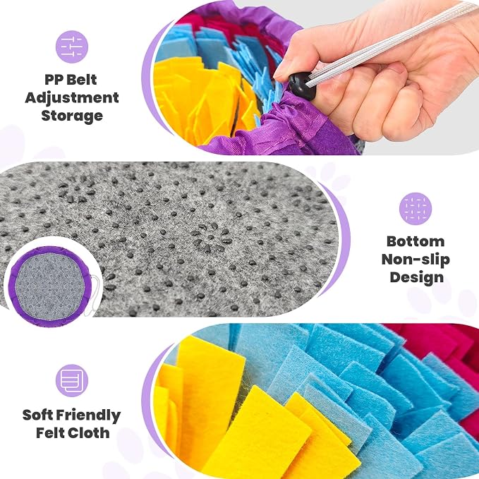 Interactive Snuffle Mat Slow Feeder