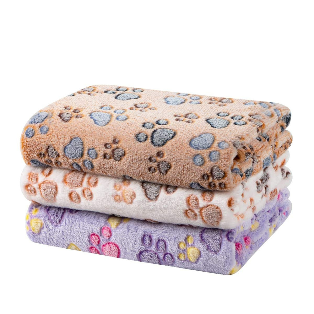 Soft Plush Paw Print Pet Blanket image 14