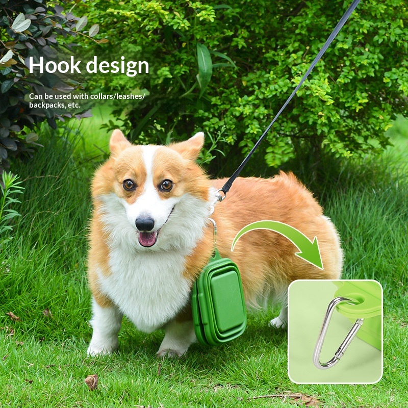 Outdoor Portable Dual Dog Feeding Bowls image 8