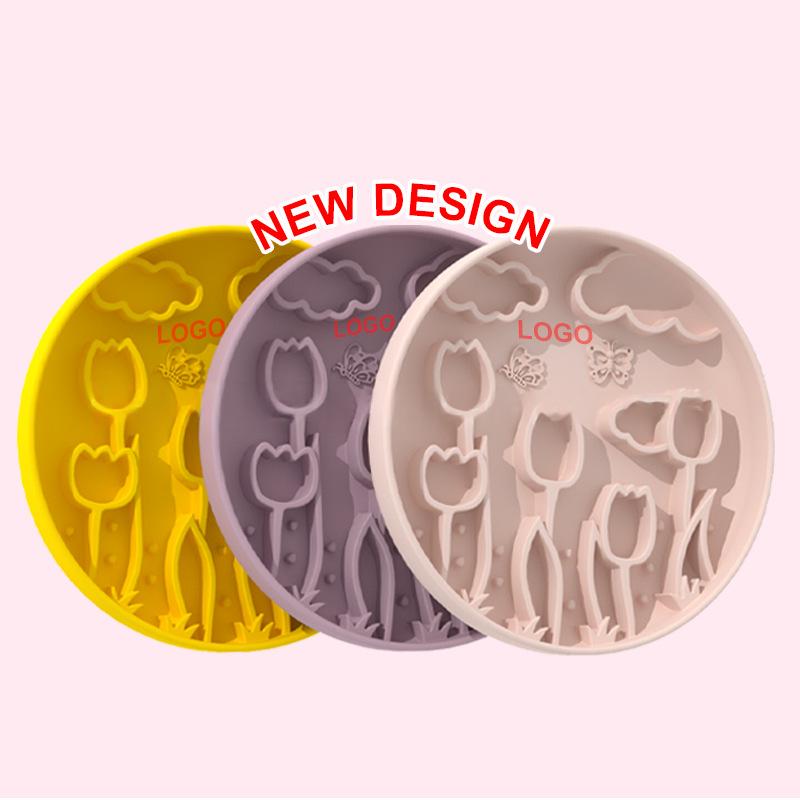 Tulip Silicone Slow-Feeding Mat with Suction Cup image 5