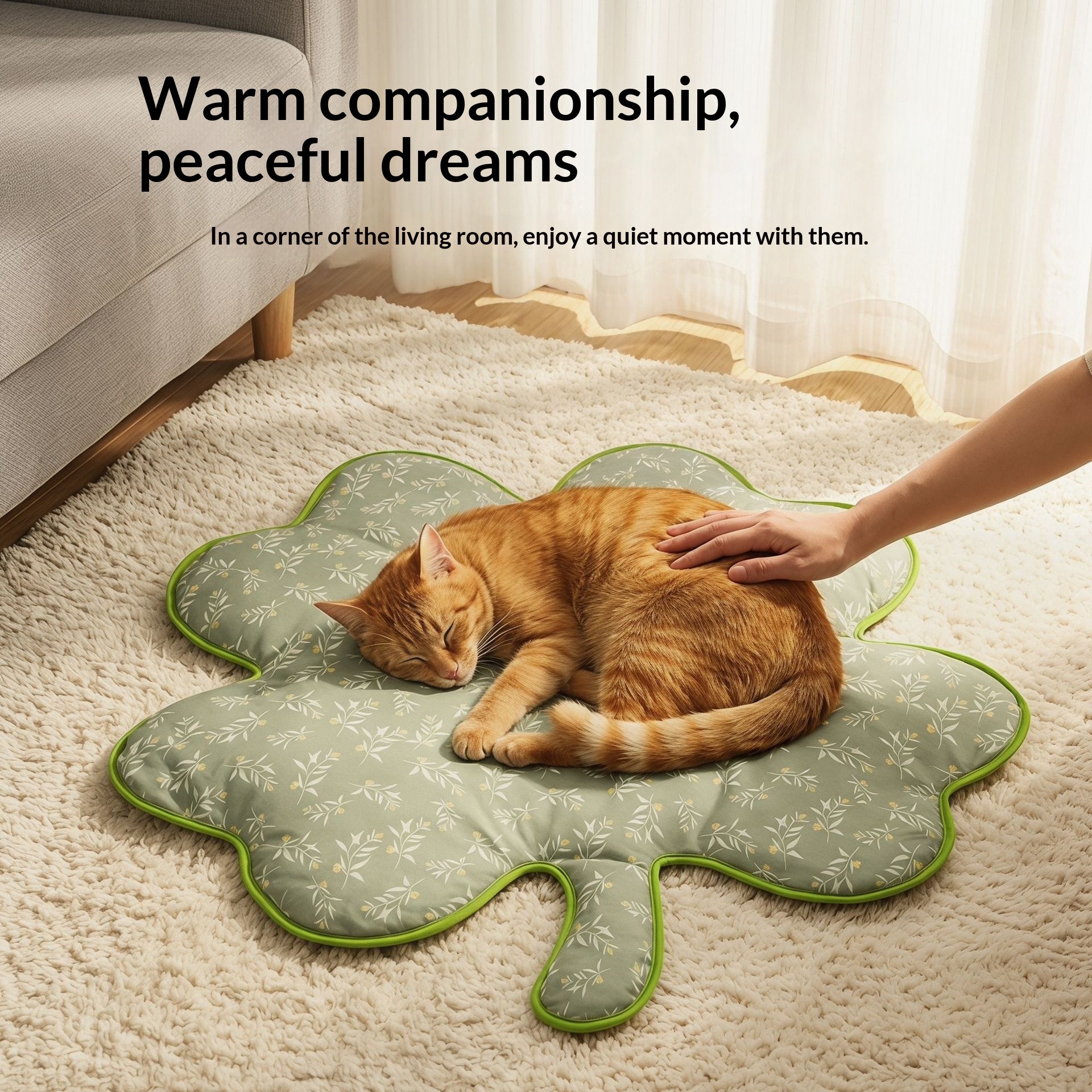PlusPet Non-Slip Summer Cat and Dog Sleeping Mat image 2