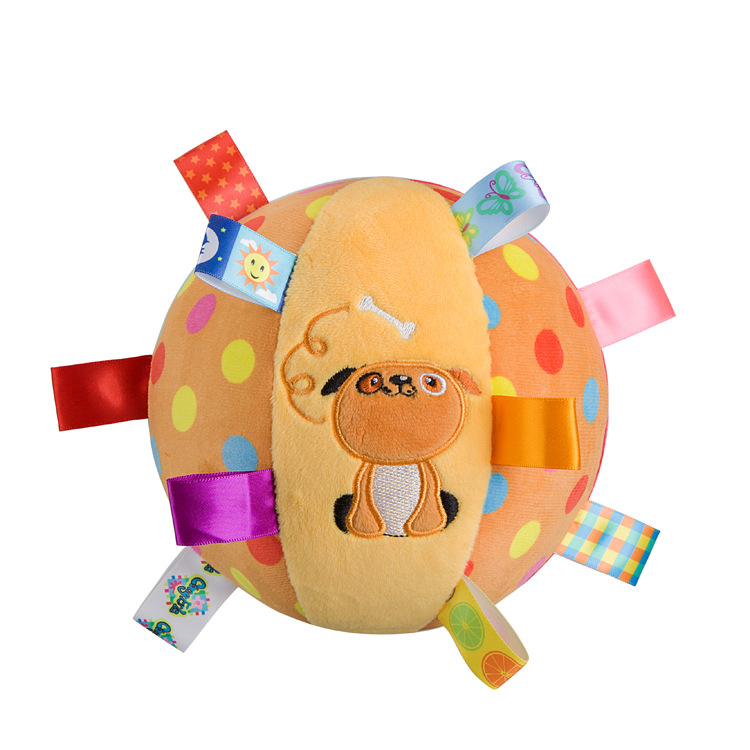 Colorful Squeaky Hanging Dog Training Toy, Squeaky Hanging Dog Toy, Dogs Ball With Ribbons And Bell, Pet Interactive Fetch Toys For Small Medium Dog Training Toy image 9