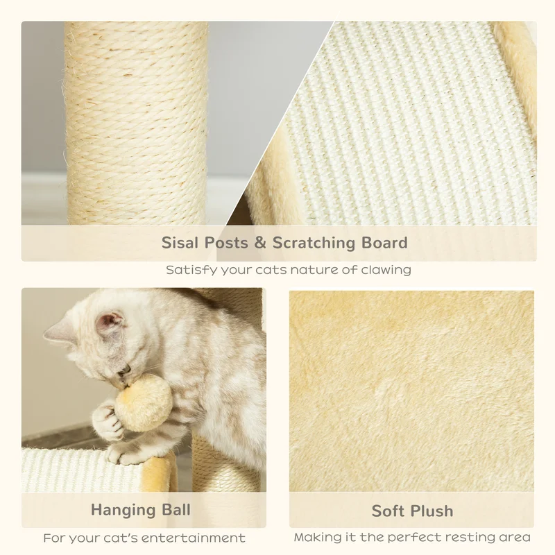 Cat Tree With Scratching Post And Activity Centre image 7