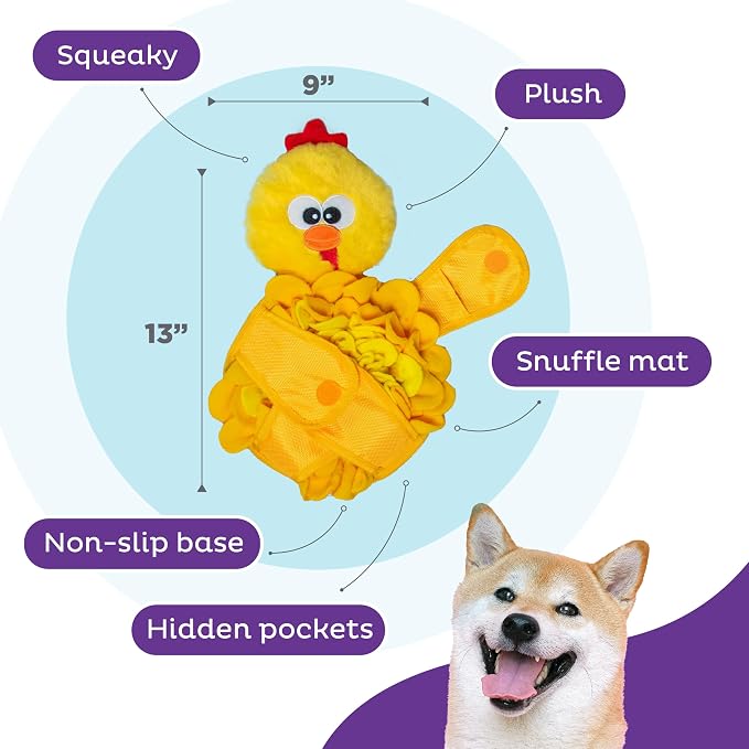 Chicken Snuffle Pal Squeaky Dog Toy image 4