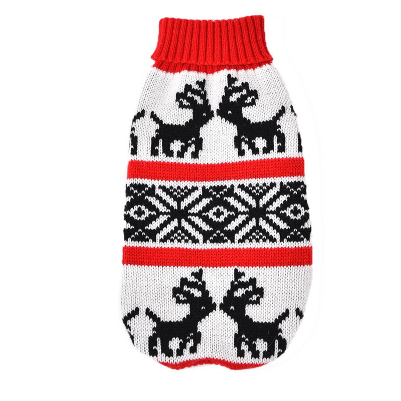 Santa Knitted Dog Sweater image 3