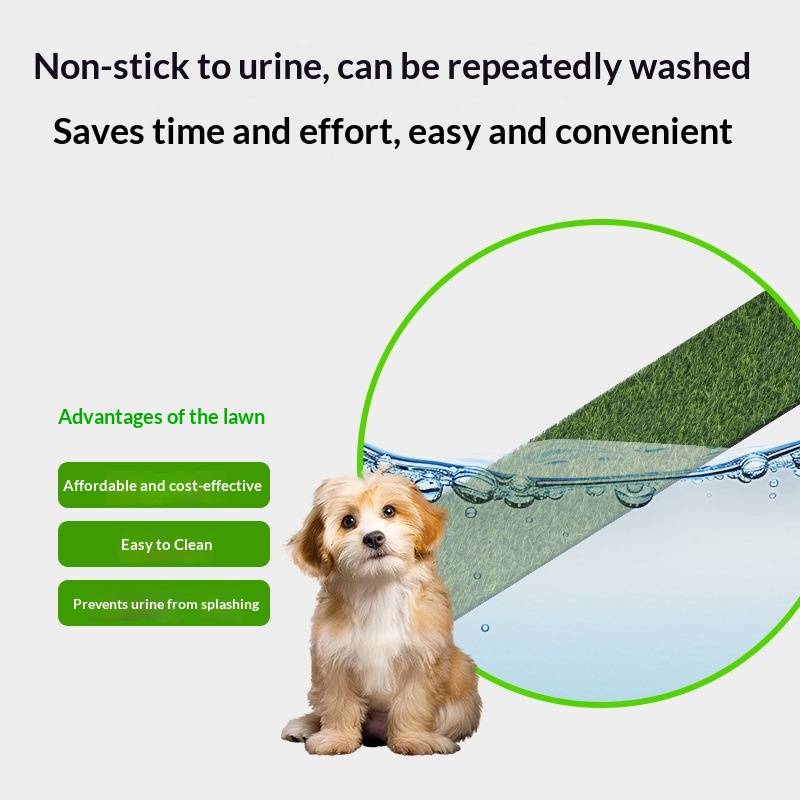Extra-large Three-tier Artificial Grass Dog Potty Tray image 6
