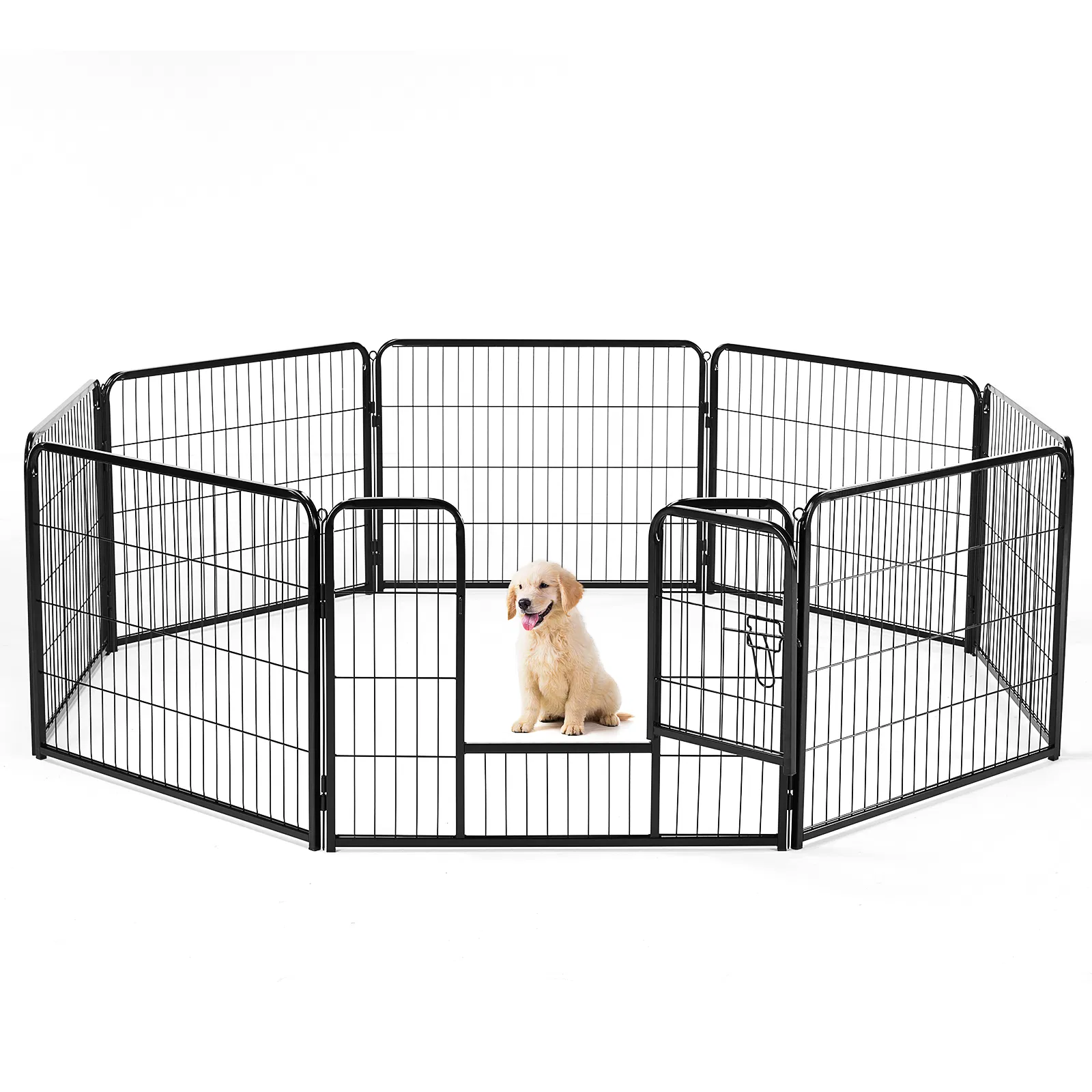 Metal Dog Exercise Pen with Door image 3