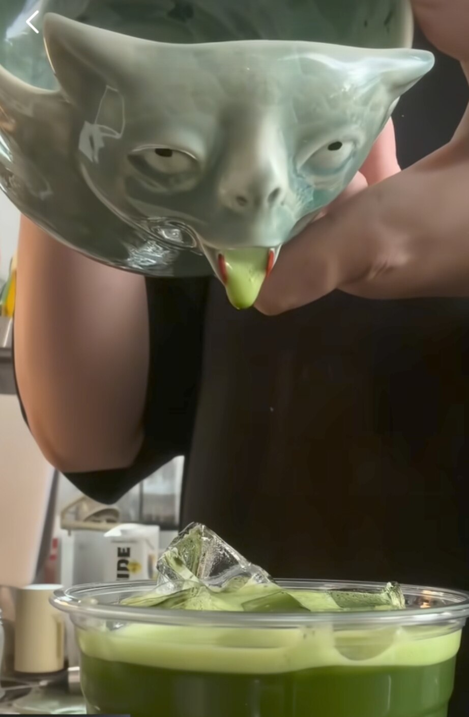 Flow Nose Cat Matcha Bowl image 6