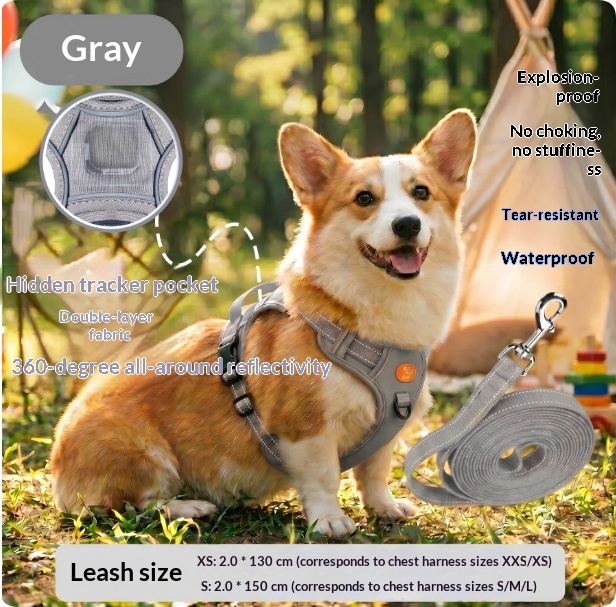 Harness-style Reflective Dog Leash With Anti-pull Feature image 8