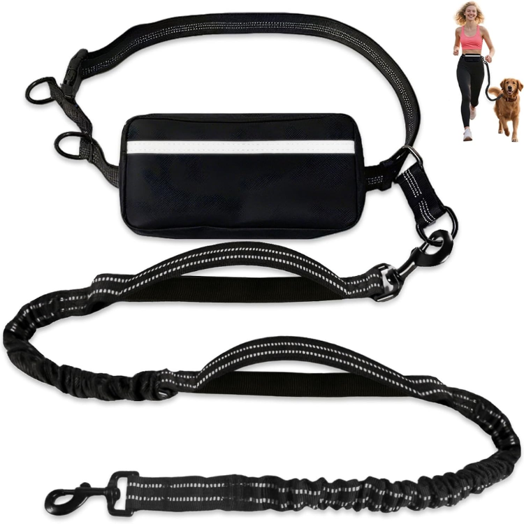 Hands-Free Running Dog Leash with Waist Belt image 4