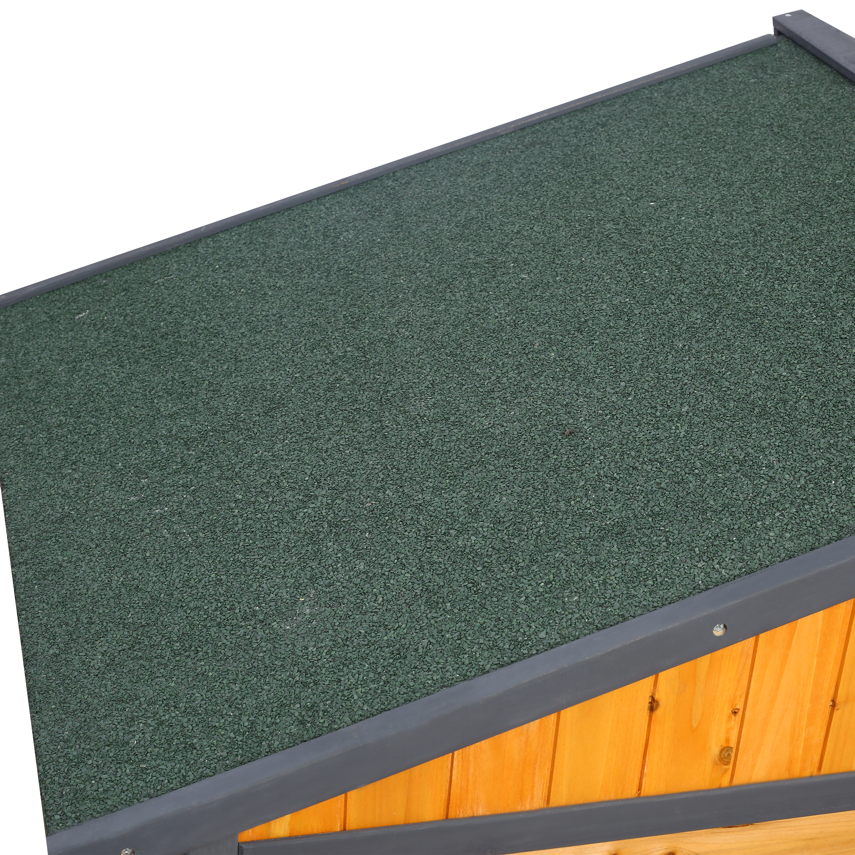Wooden Large Dog House Outdoor Double XL Dog Kennel with Elevated Floor and Porch, Weatherproof Puppy Shelter for Small and Medium Breed Dogs, Natural image 20