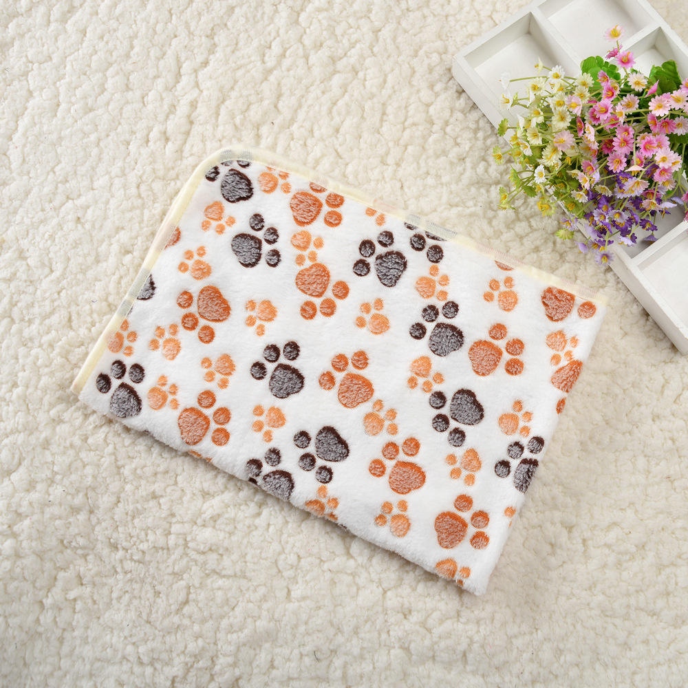Soft Plush Paw Print Dog and Cat Blanket image 7