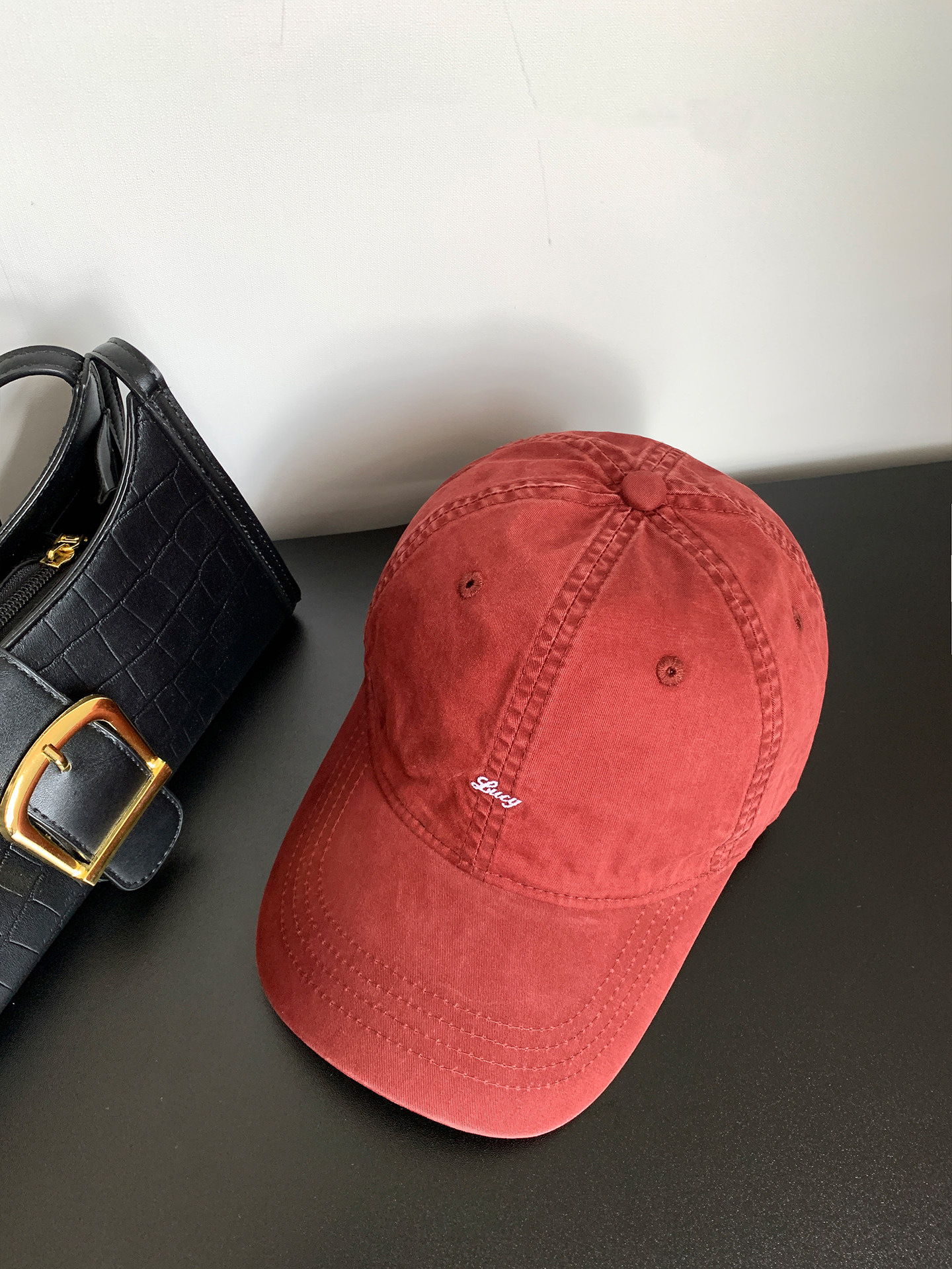 Water-washed Distressed Baseball Cap For Women image 12