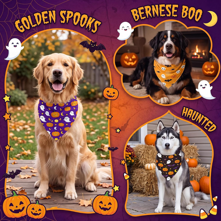 Halloween Dog Bandanas 50 Pack image 3