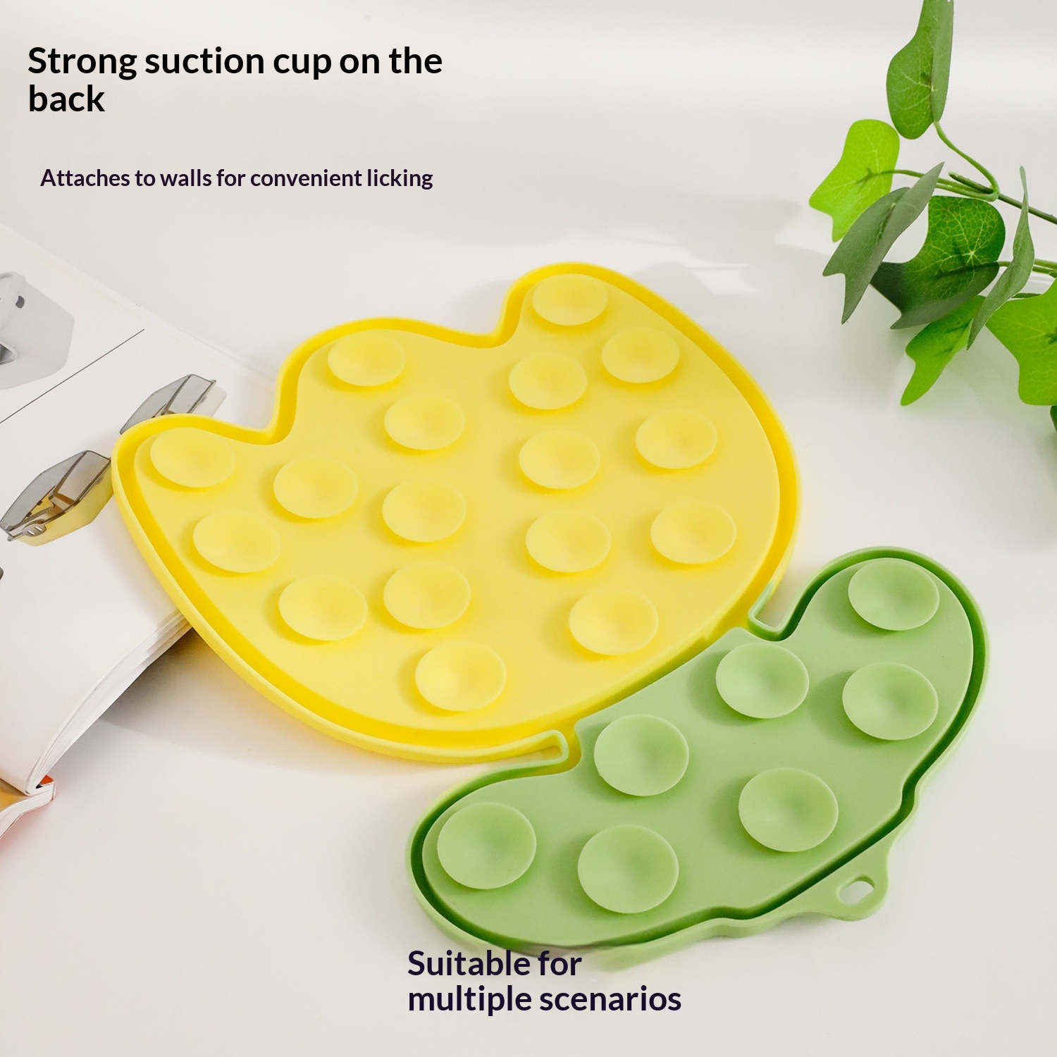 Pet Suction Cup Silicone Slow Feeding Bowl Licking Mat image 6