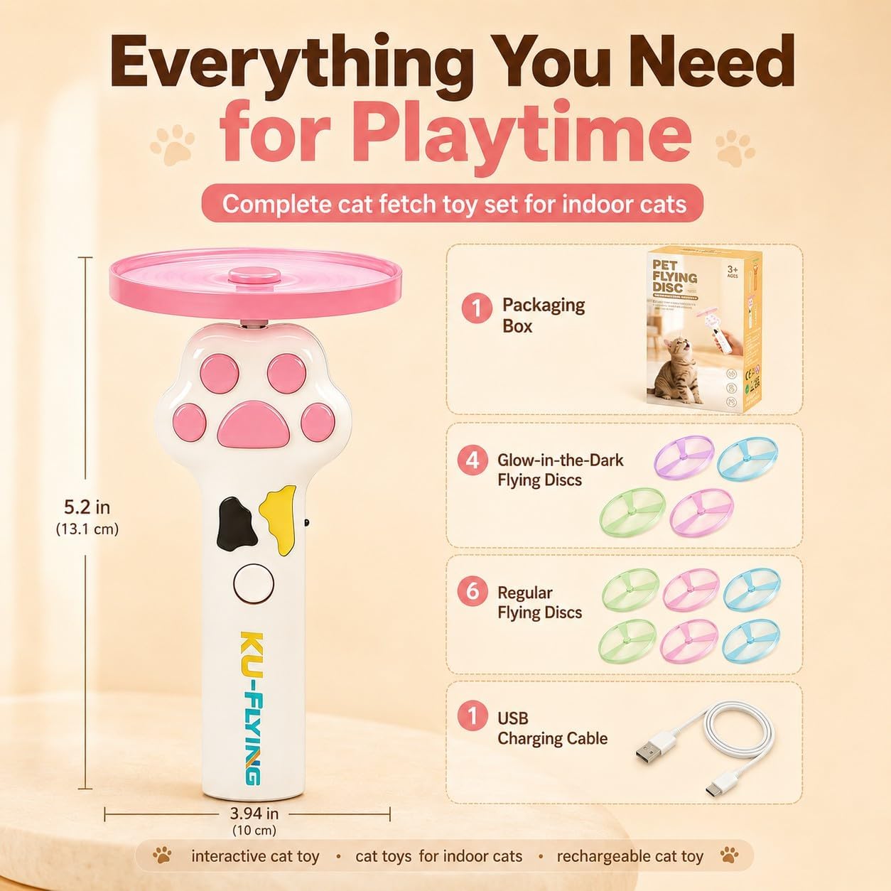 Automatic Interactive Cat Toy Launcher image 3