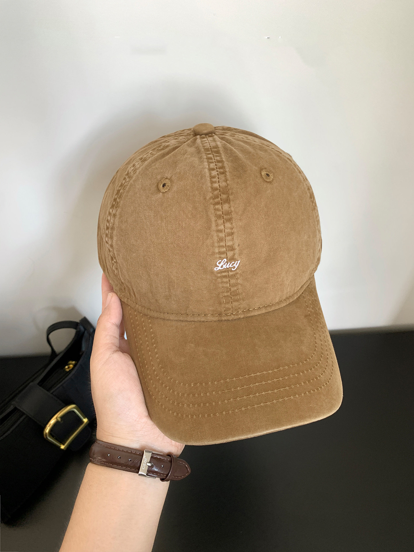 Water-washed Distressed Baseball Cap For Women image 3