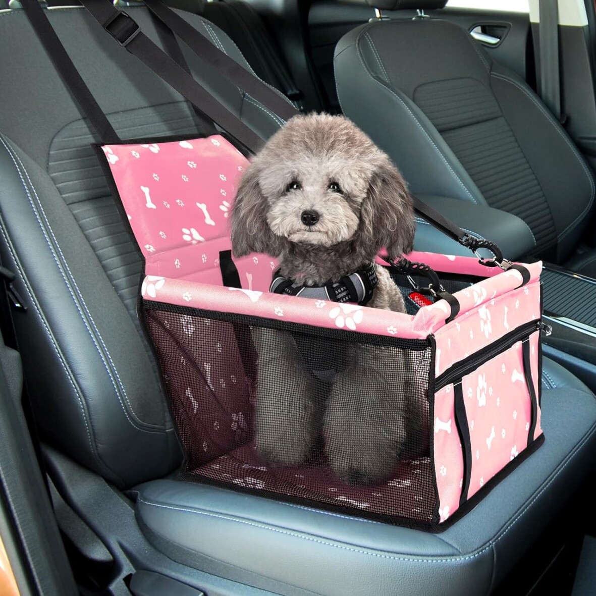 Portable Dog and Cat Travel Car Seat image 2