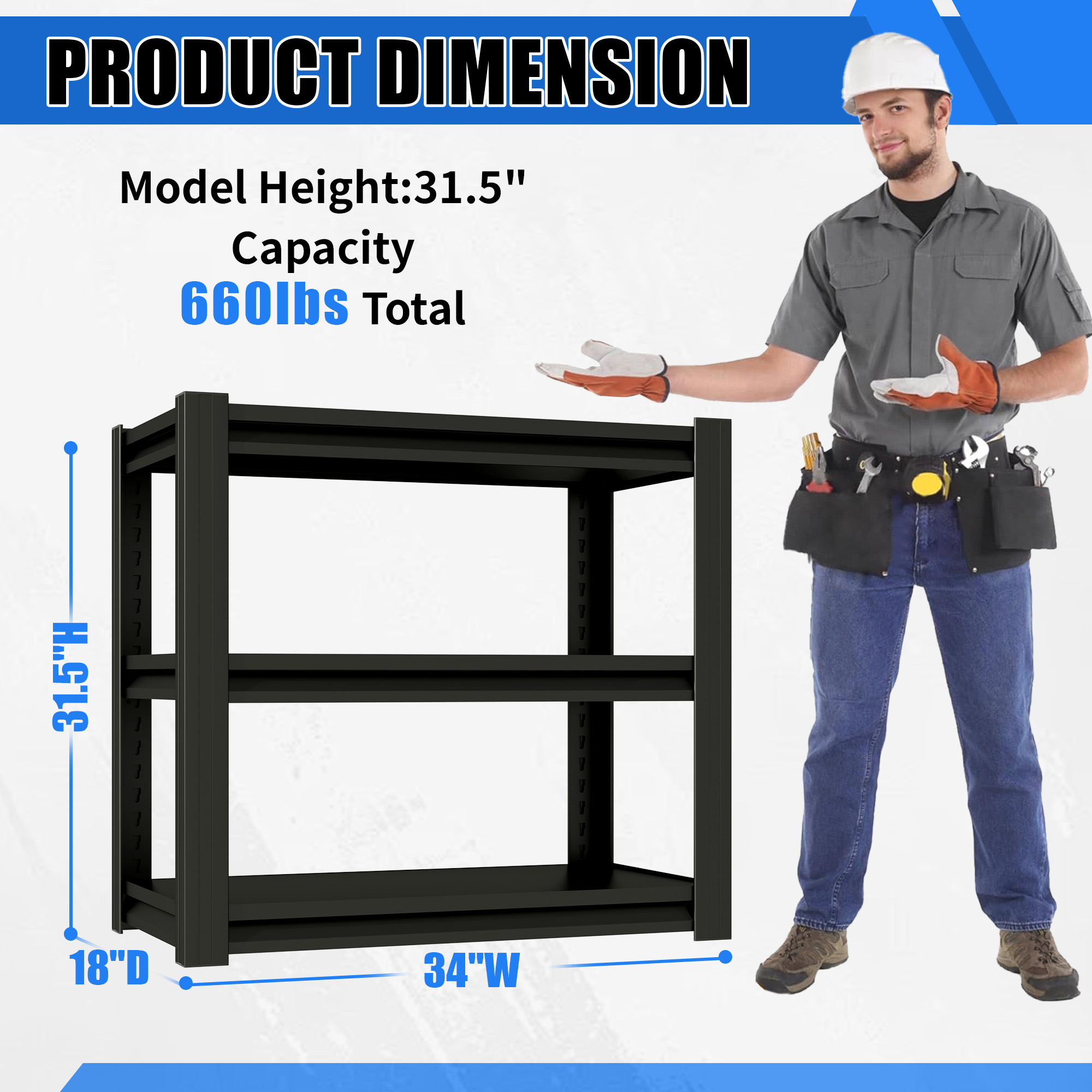Metal 3-Tier Fish Tank Stand