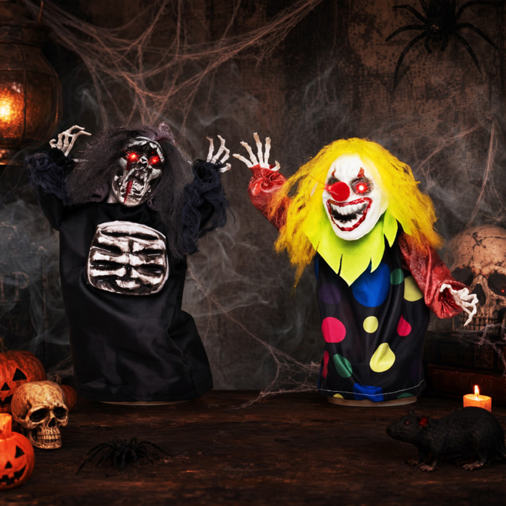 Halloween Clown and Reaper Tabletop Decor image 5