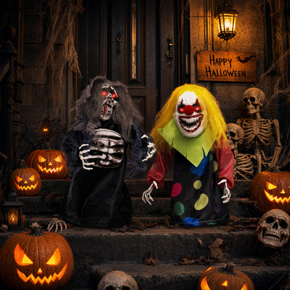 Halloween Clown and Reaper Tabletop Decor image 6