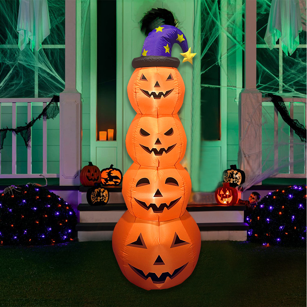 Halloween Pumpkin Inflatable Ghost Decoration image 3