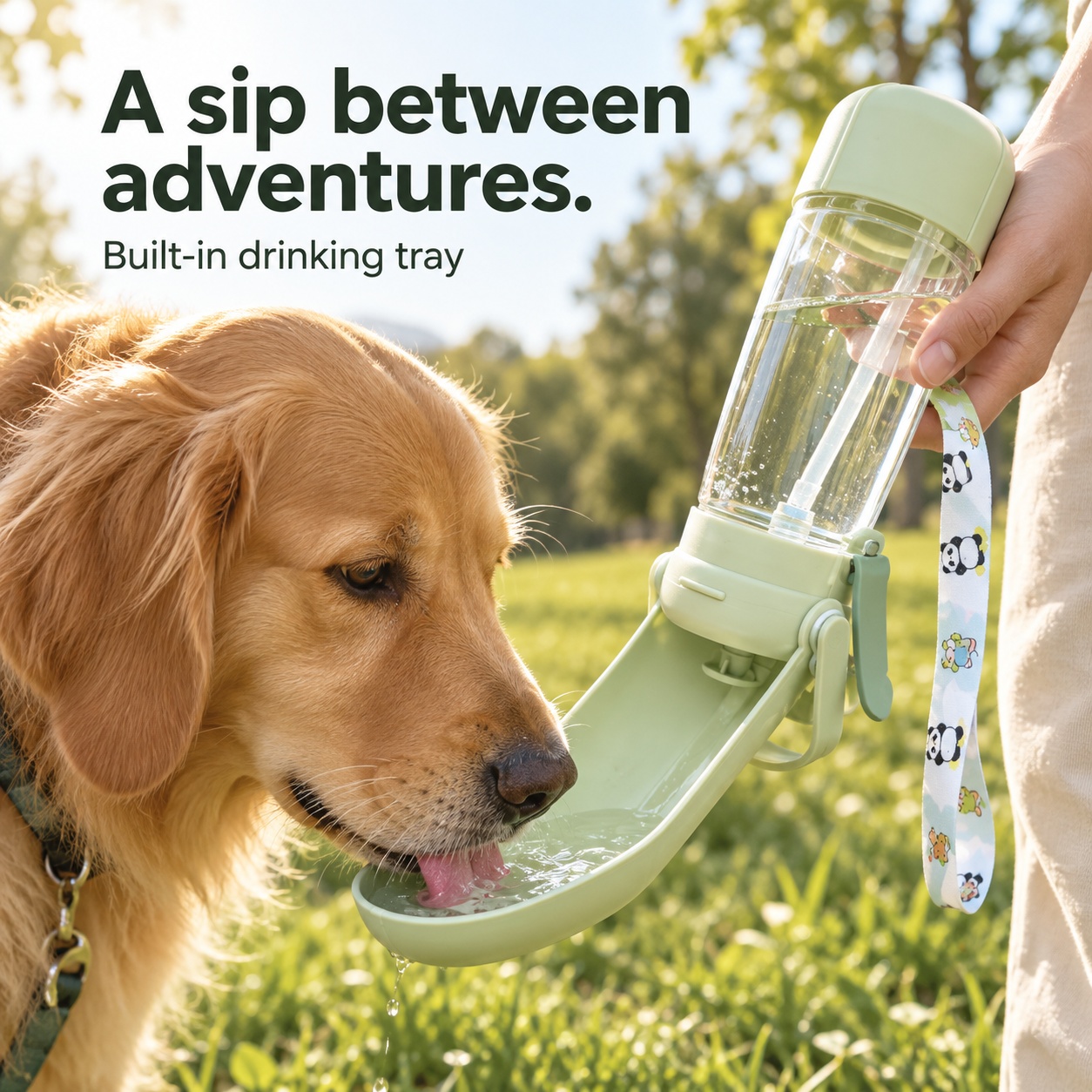 3-in-1 Portable Dog Water Bottle image 3