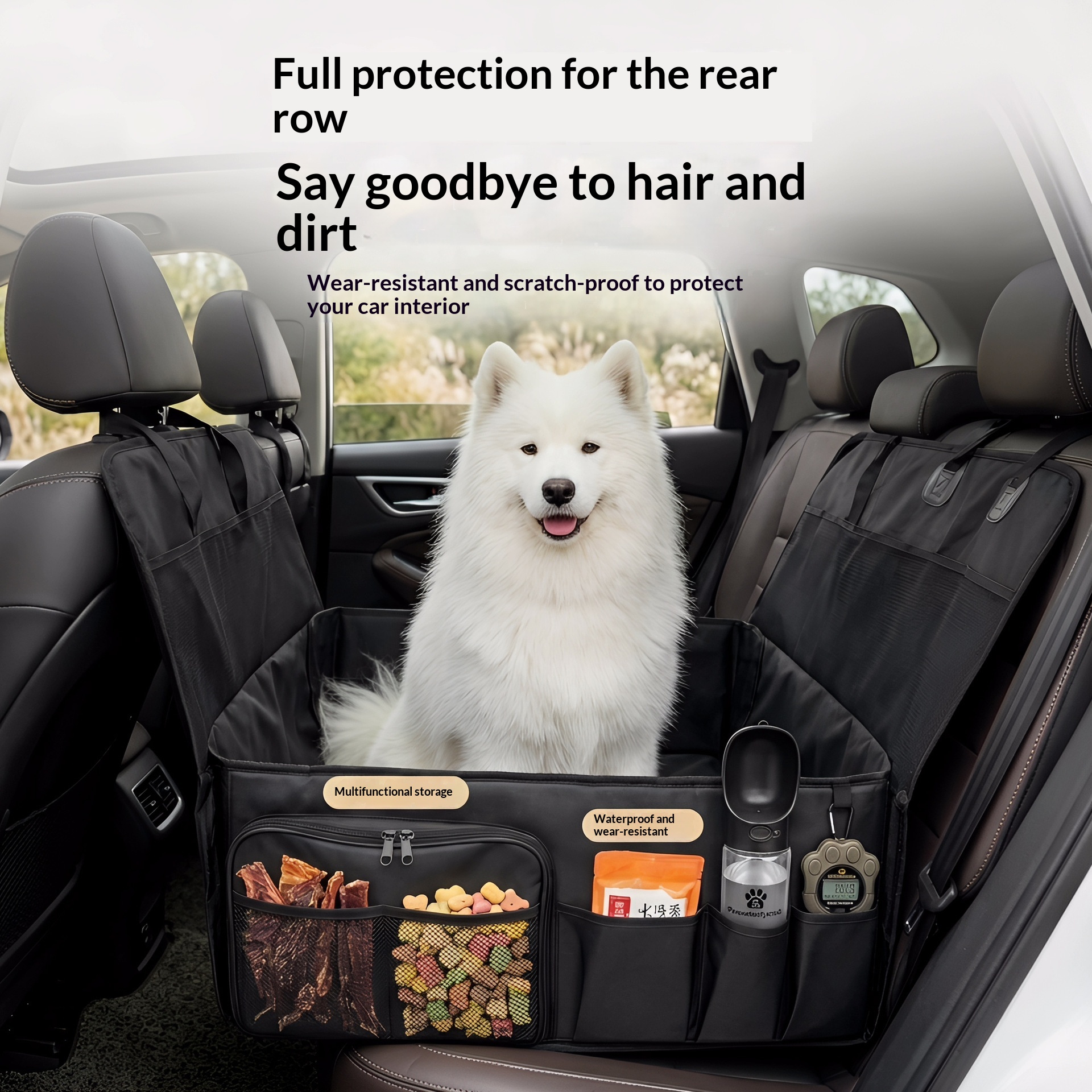 Waterproof Pet Car Seat Cover image 6