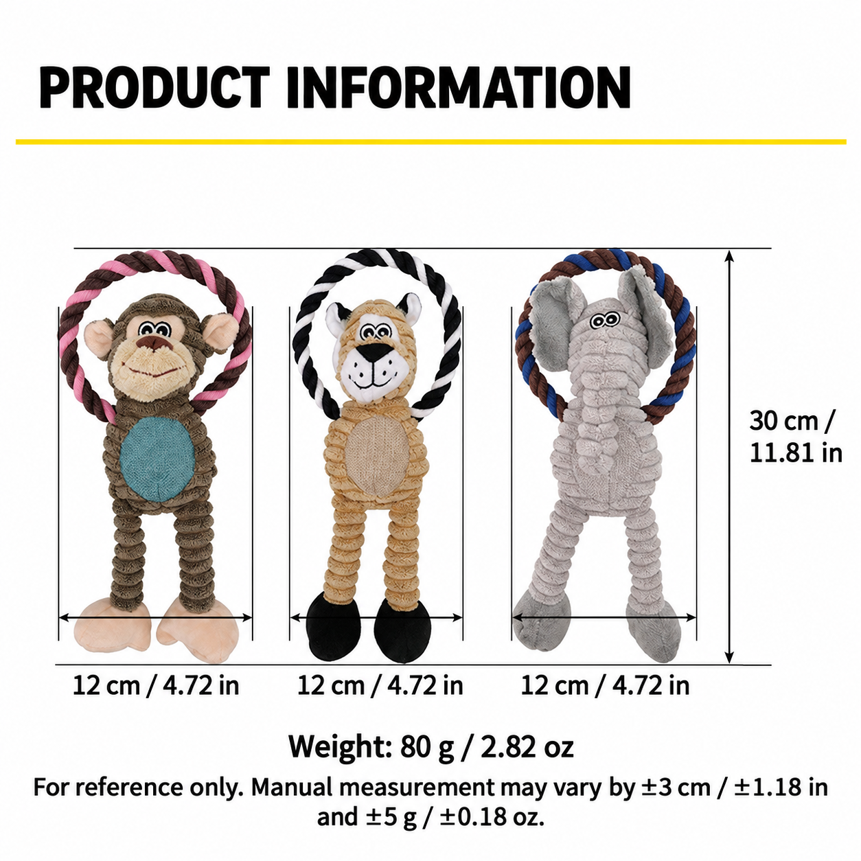 Monkey Rope Chew and Tug Dog Toy image 5
