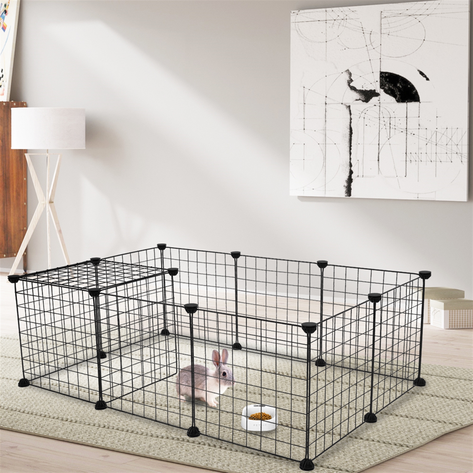 Portable Metal Wire Small Animal Playpen image 5