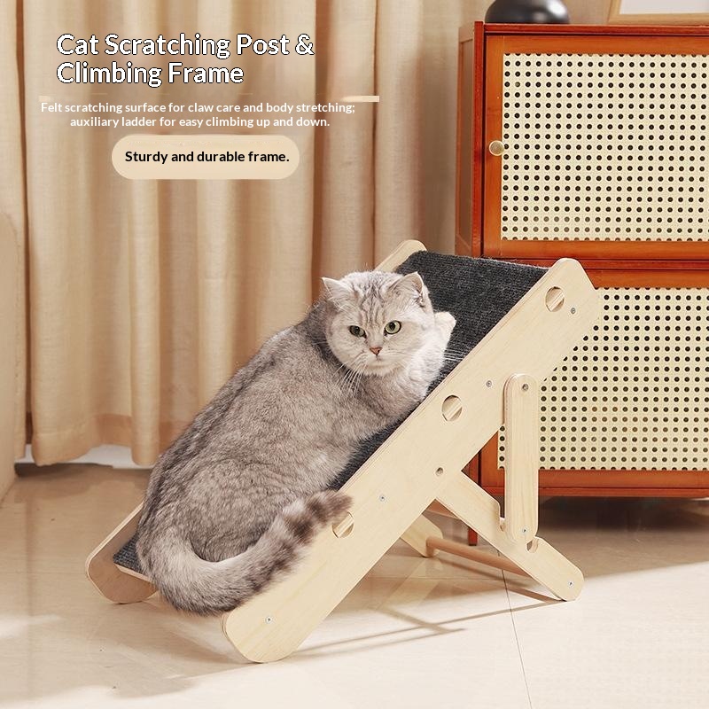 Adjustable Wooden Dog Stairs image 5