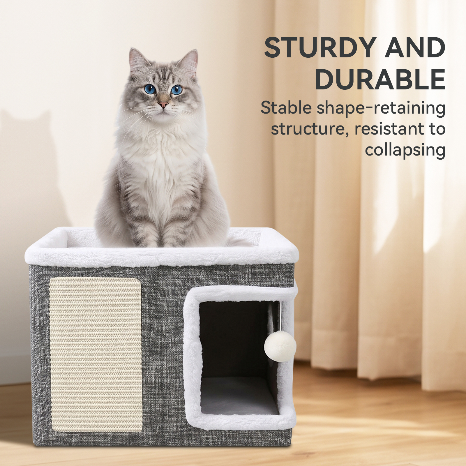 Side-opening Cat Bed image 8