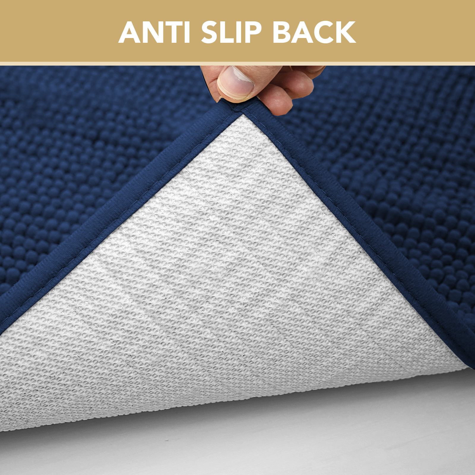 Absorbent Chenille Non-Slip Pet Mat image 6