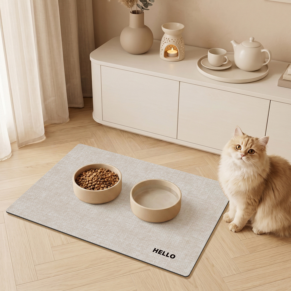 Non-slip Wash-free Waterproof Pet Feeding Mat image 2