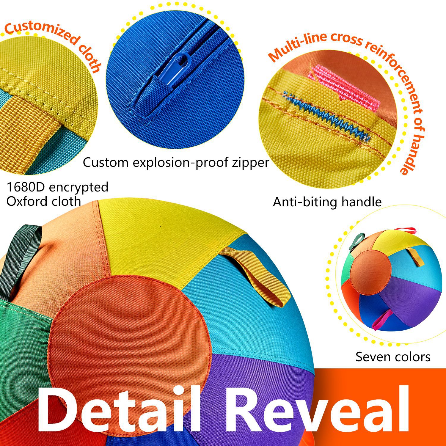 Colorful Inflatable Dog Training Toy