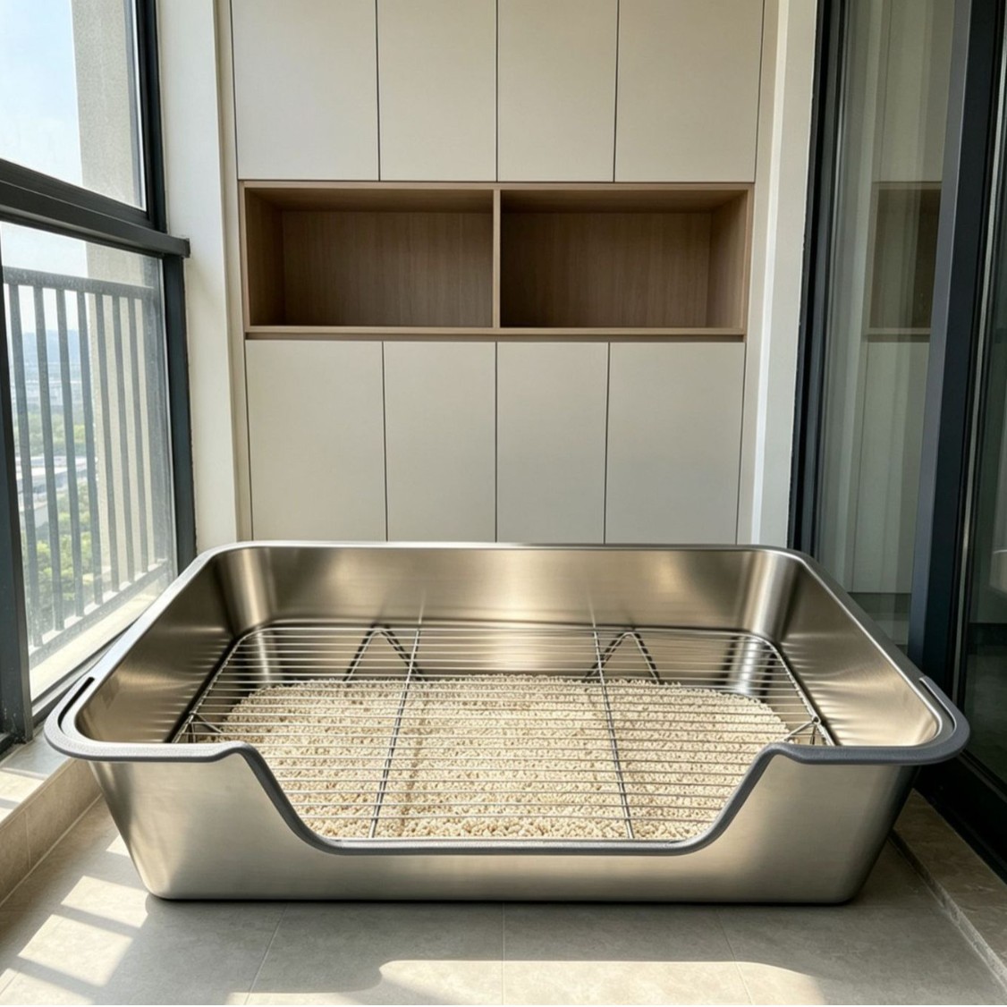 Dog Potty Anti-step Feces And Urine Tray Pet Litter Box