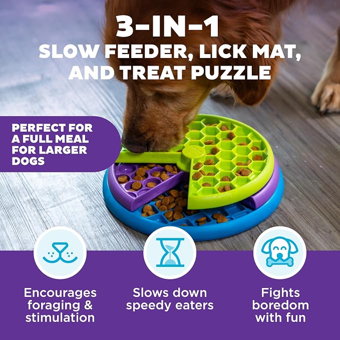 Interactive Lick And Slow Feeder Dog Puzzle Toy image 4