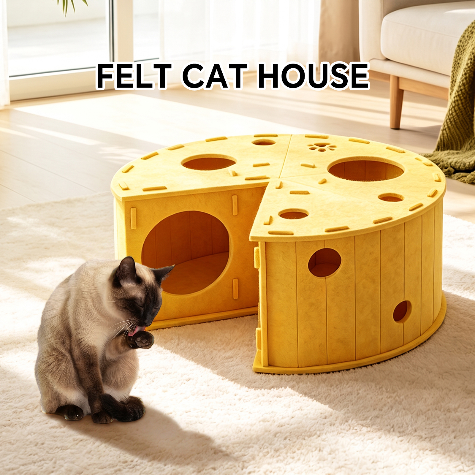 Cakes Cat Bed 60x30x60 image 8