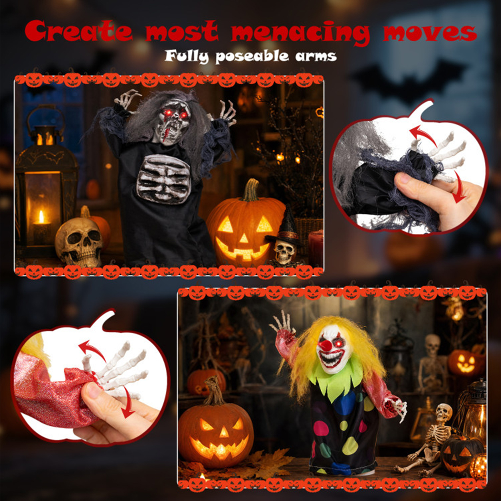 Halloween Clown and Reaper Tabletop Decor image 9