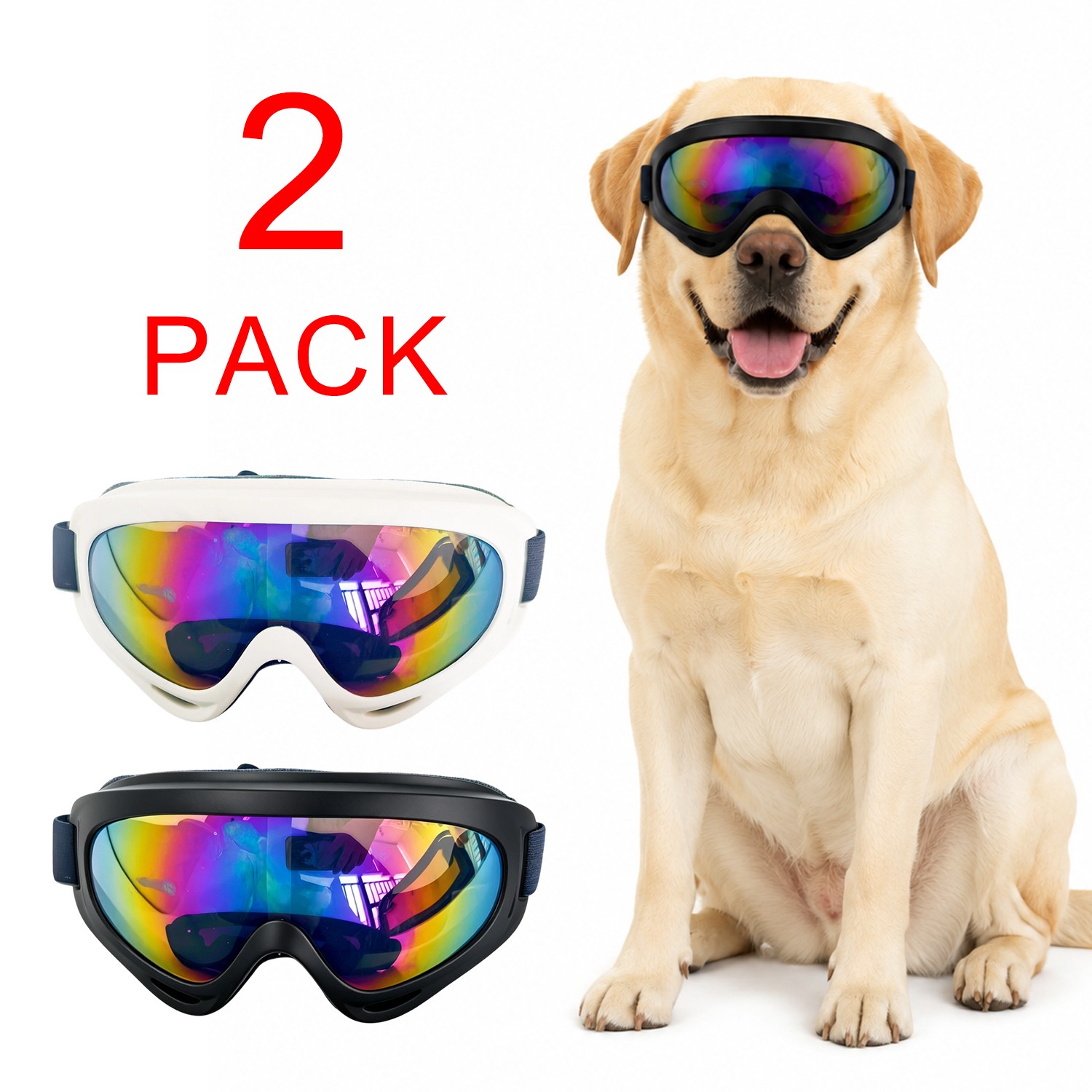 Dog Sunglasses Pet Goggles For Small Dogs Anti-Uv Glasses Eye Protect Windproof image 4