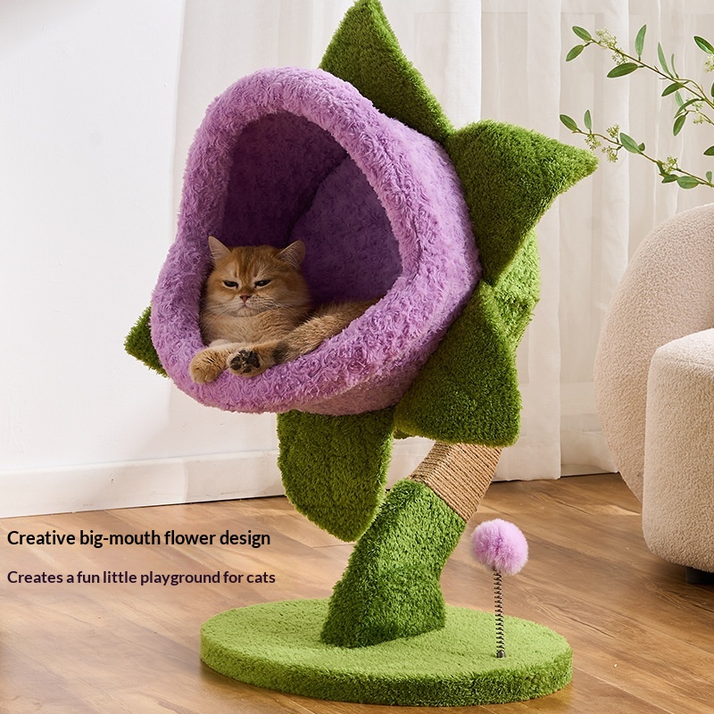 Big-Mouth Flower Carnivorous Plant Cat Climbing Frame image 5