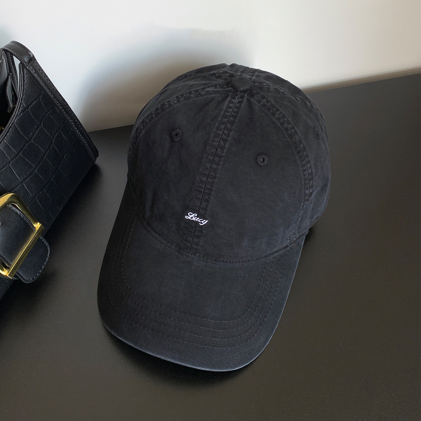 Water-washed Distressed Baseball Cap For Women image 10