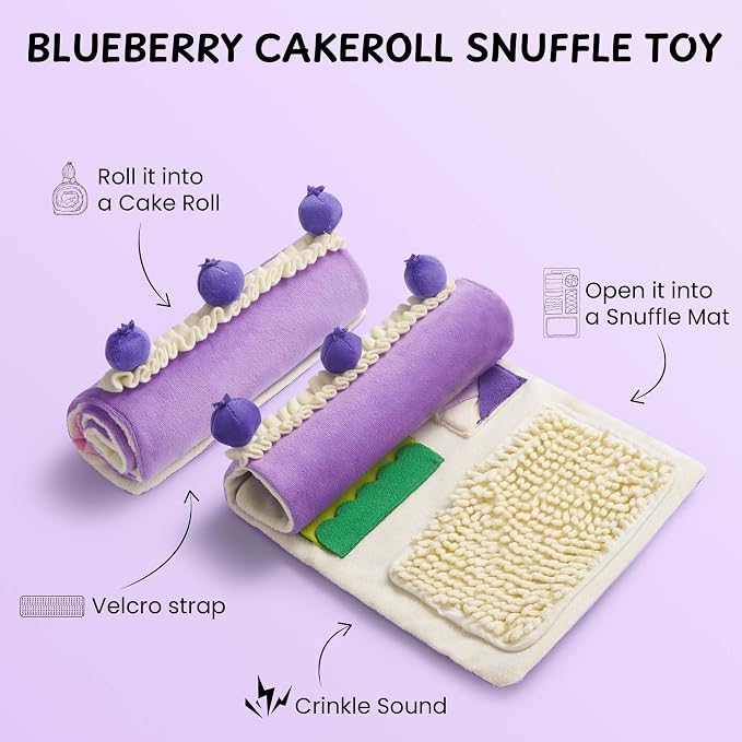 Blueberry Cake Snuffle Puzzle Toy image 4