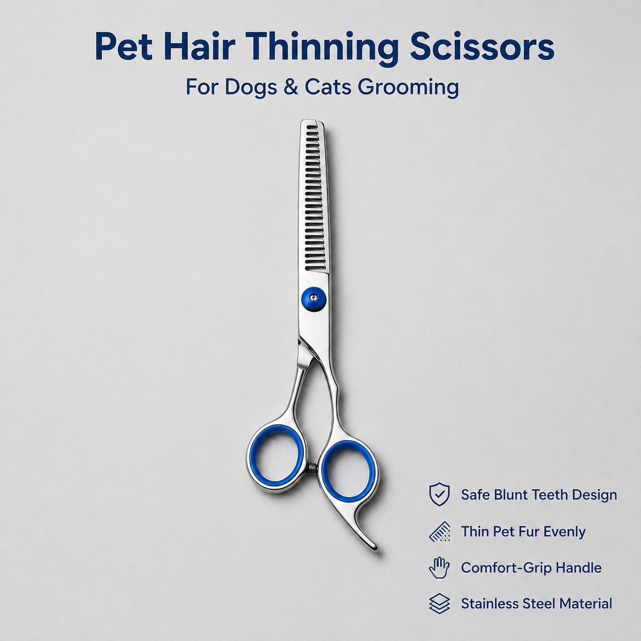 Professional Pet Grooming Scissors Kit image 3