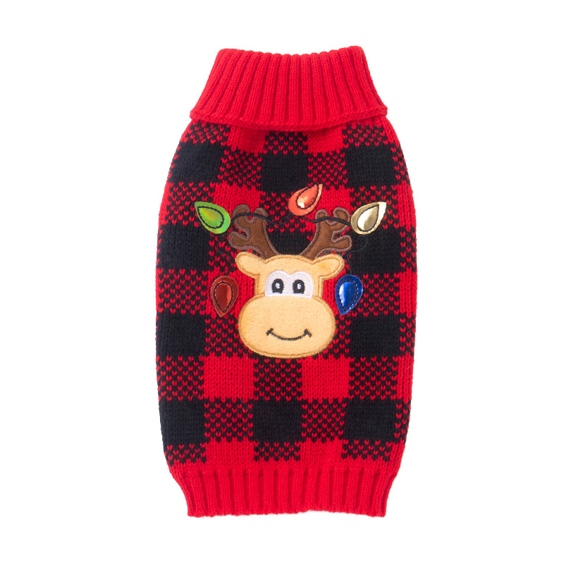 Santa Knitted Dog Sweater image 7