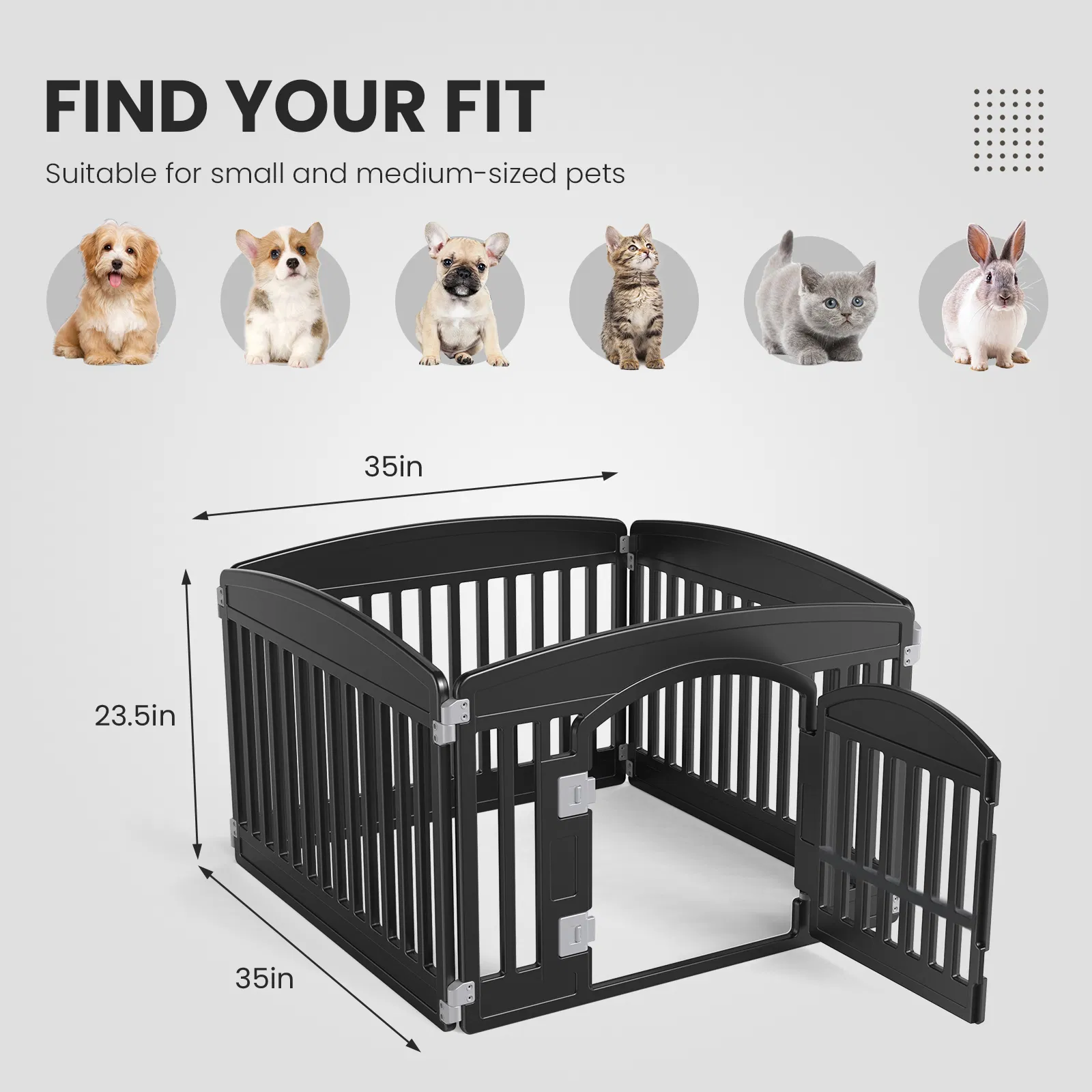 Portable Indoor and Outdoor Dog Playpen