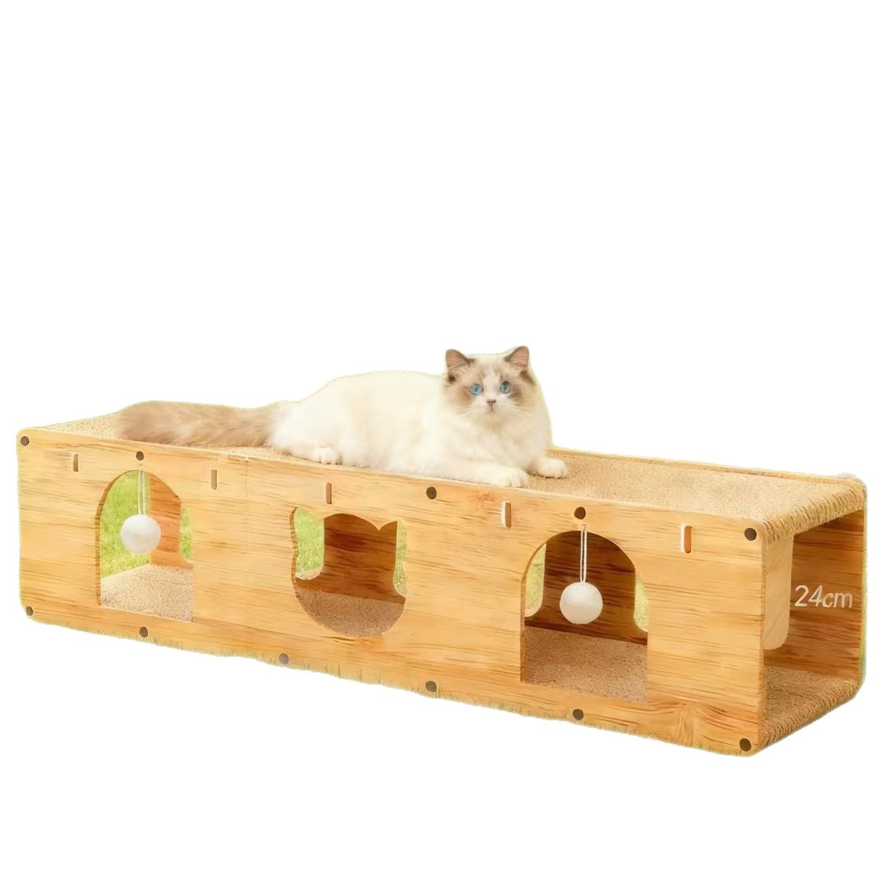 Pet Cat Bed, Upright Cat Scratching Board, Cat Tunnel, Cat Toy, Self image 2